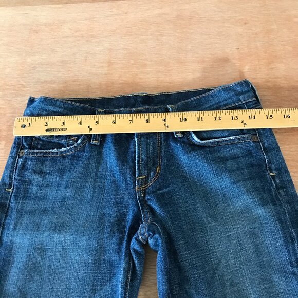 Citizens of Humanity Kelly# 063 Stretch Low Waist Cropped Jeans Women 26 Blue - Picture 11 of 14